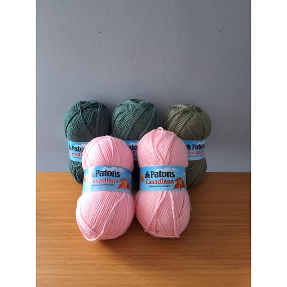 Patons Other - 5 Skeins Of Patons Canadiana Yarn. 100% Acrylic, 100g‎ Each. Lot Of 5. NEW